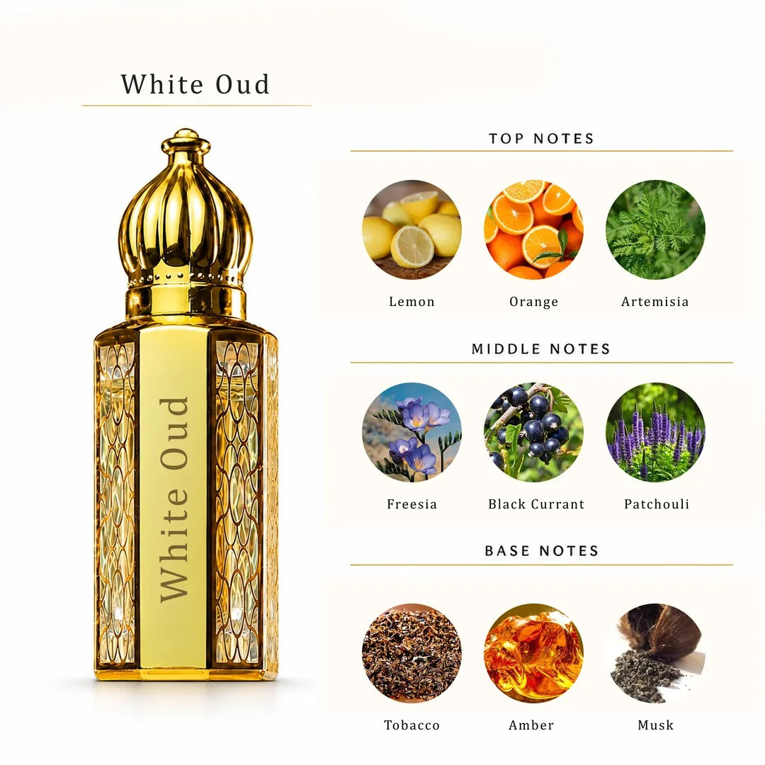 White Oud Attar - 12 ML