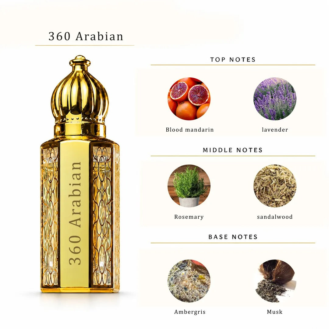 360 Arabian - Original Saudia Attar 12ML