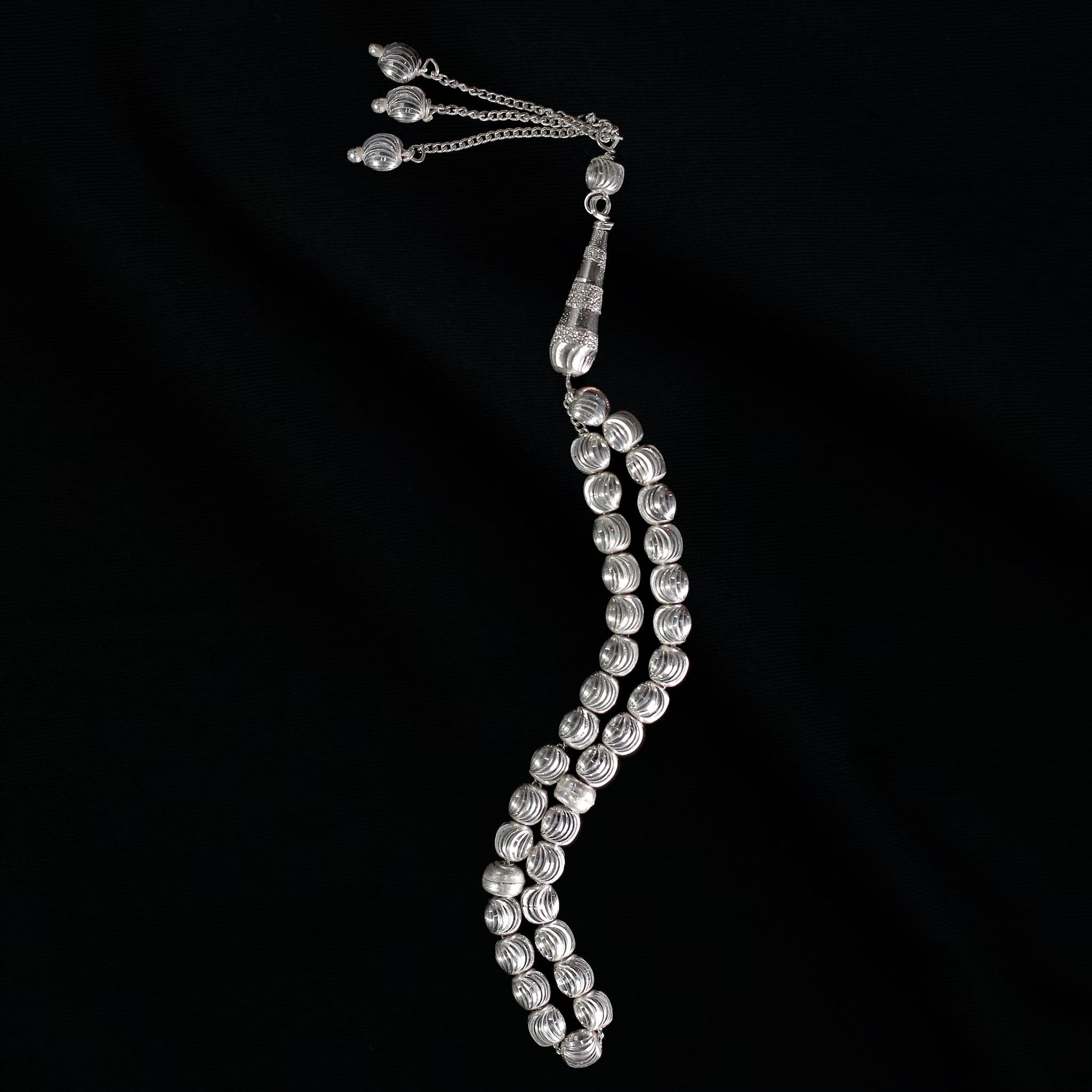 Chandi (Silver) Tasbeeh (Italian Style)