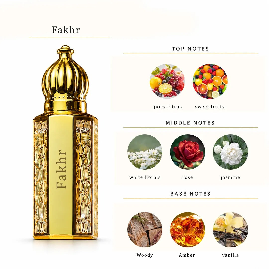 Fakhr - Original Indian Attar 12ML